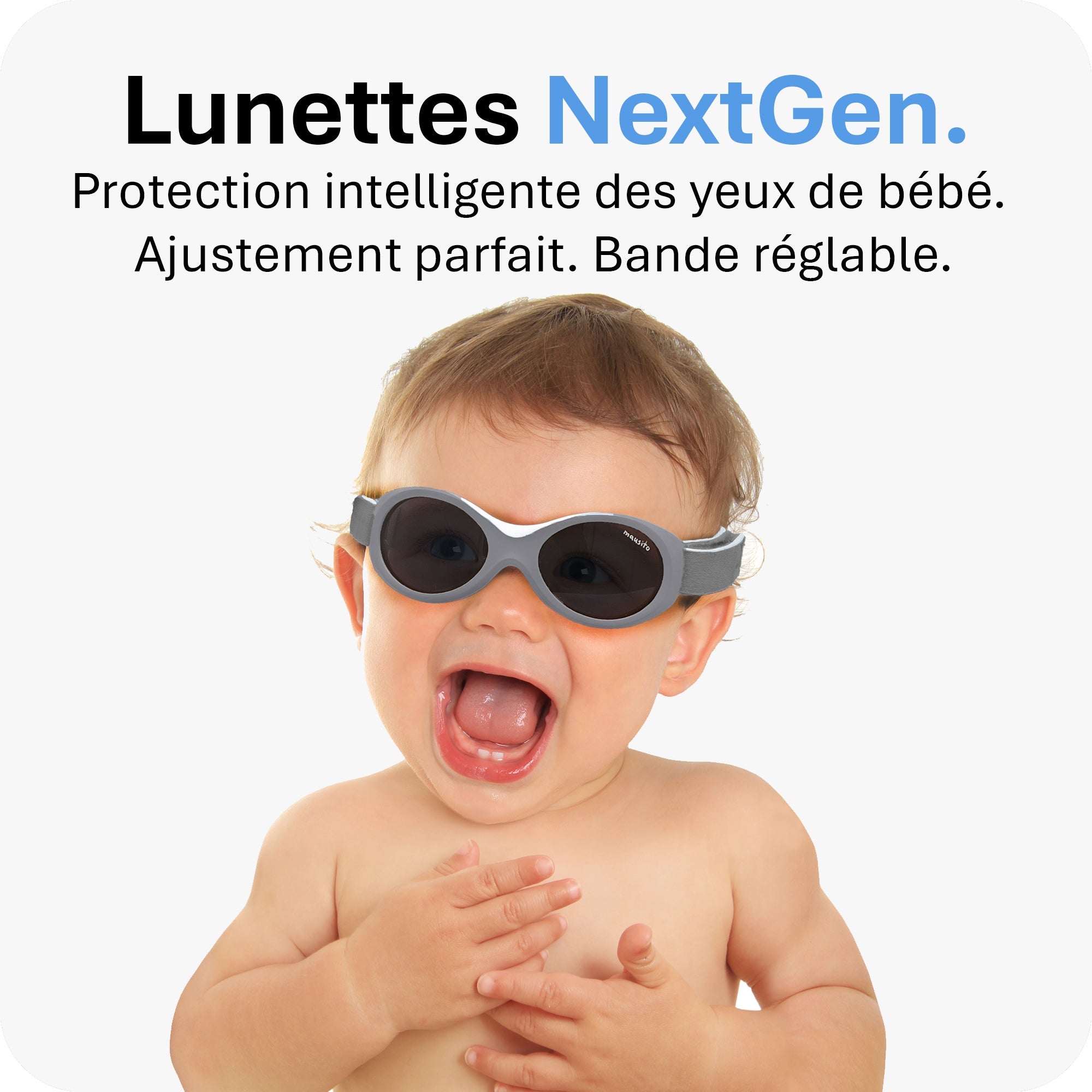 BABY SURFER | 0 - 18 mois - MAUSITO - Kindersonnenbrillen für Jungen und Mädchen