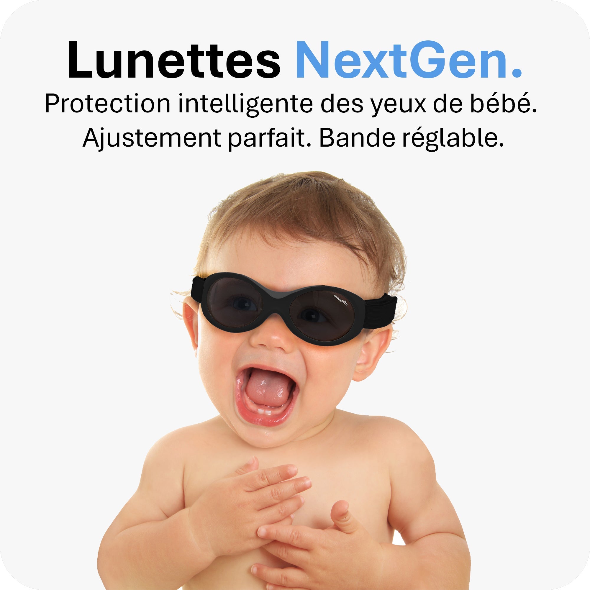 BABY SURFER | 0 - 18 mois - MAUSITO - Kindersonnenbrillen für Jungen und Mädchen