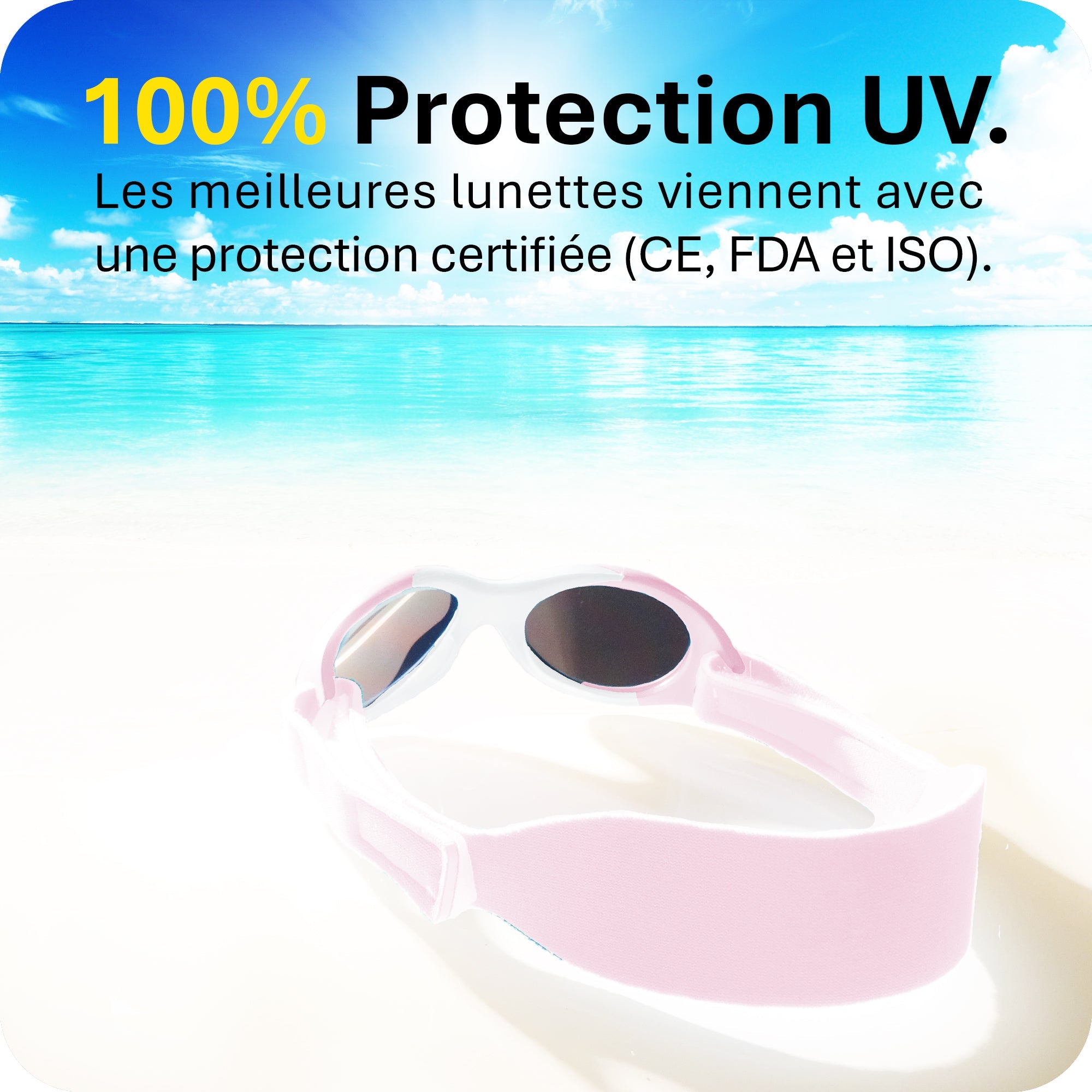 BABY SURFER | 0 - 18 mois - MAUSITO - Kindersonnenbrillen für Jungen und Mädchen