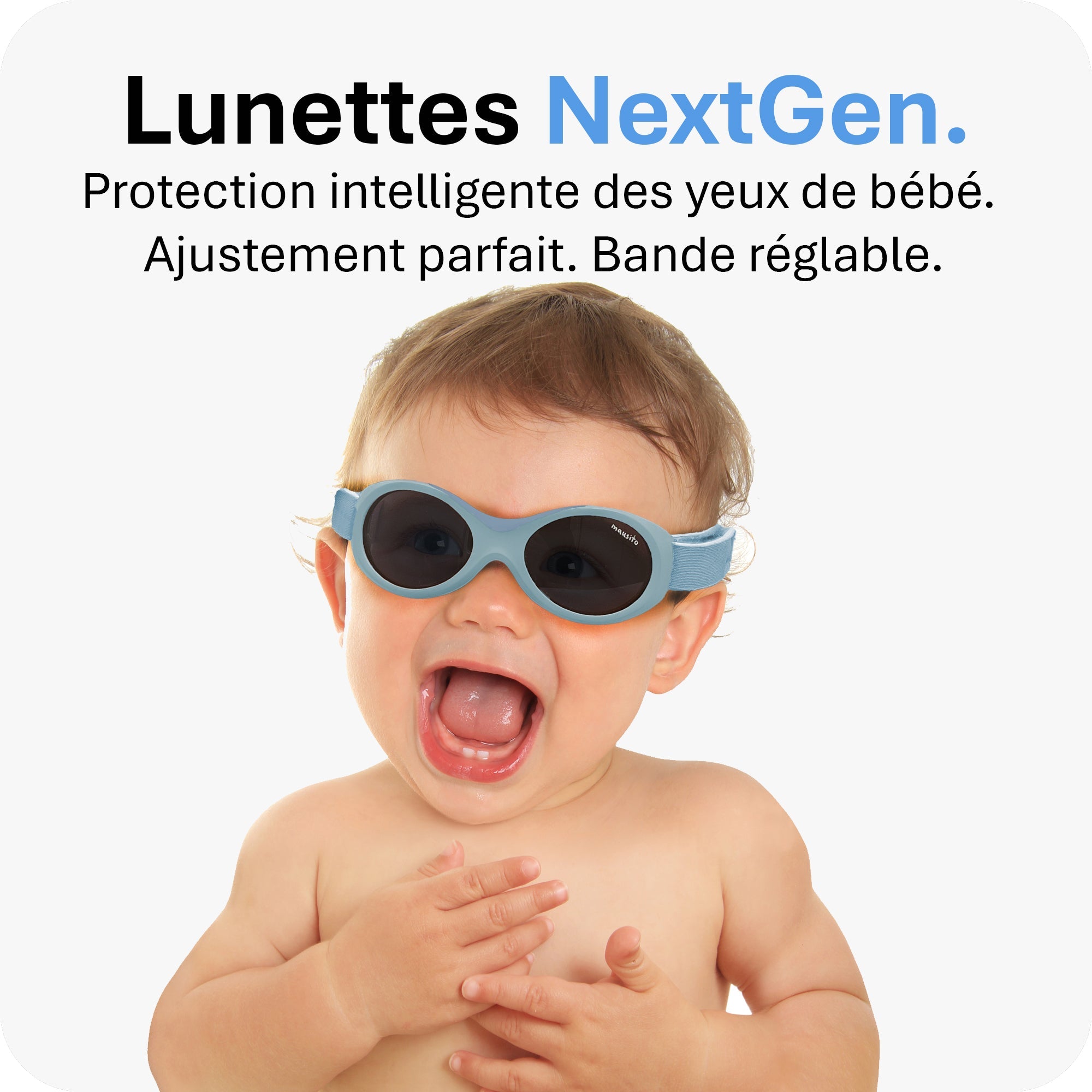 BABY SURFER | 0 - 18 mois - MAUSITO - Kindersonnenbrillen für Jungen und Mädchen