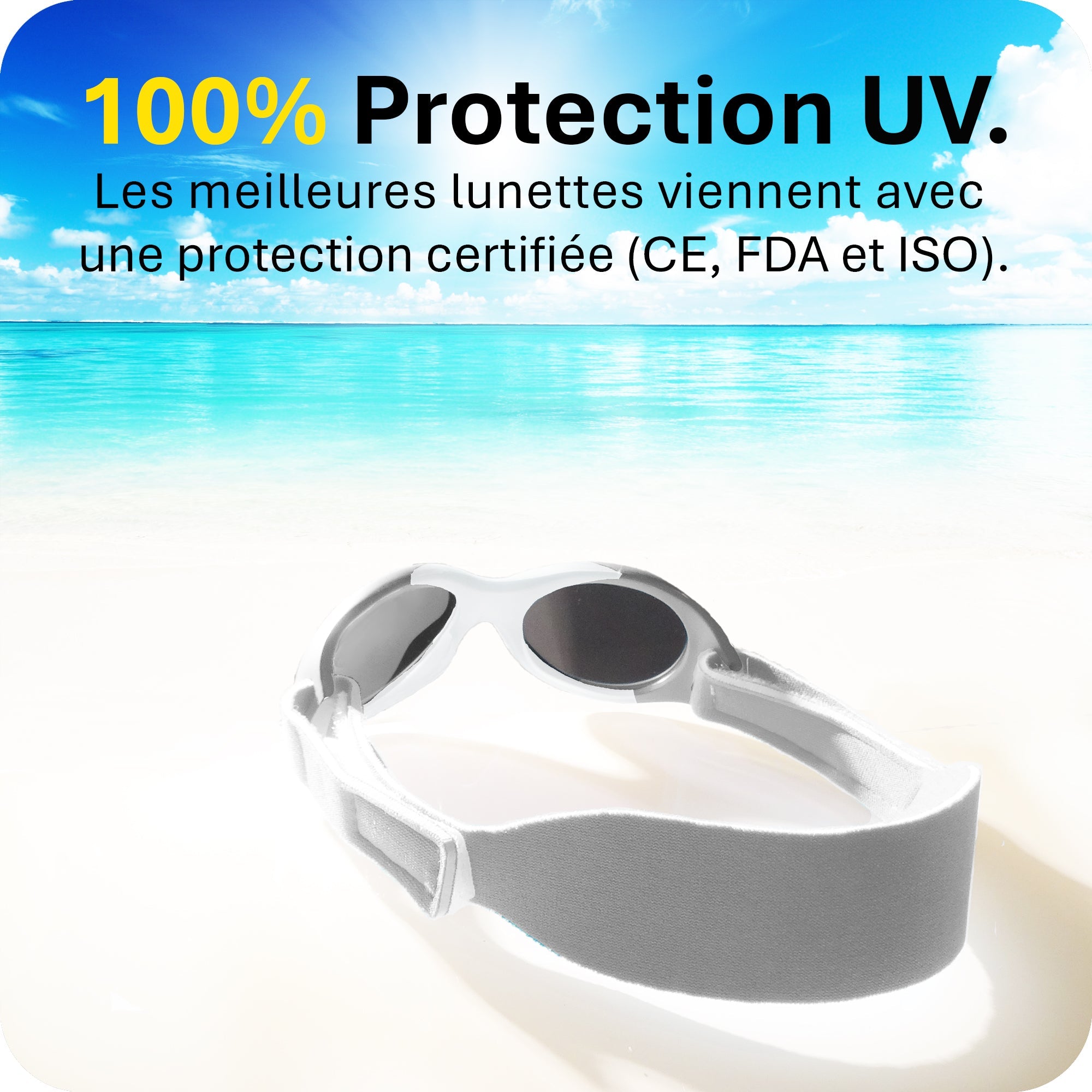 BABY SURFER | 0 - 18 mois - MAUSITO - Kindersonnenbrillen für Jungen und Mädchen