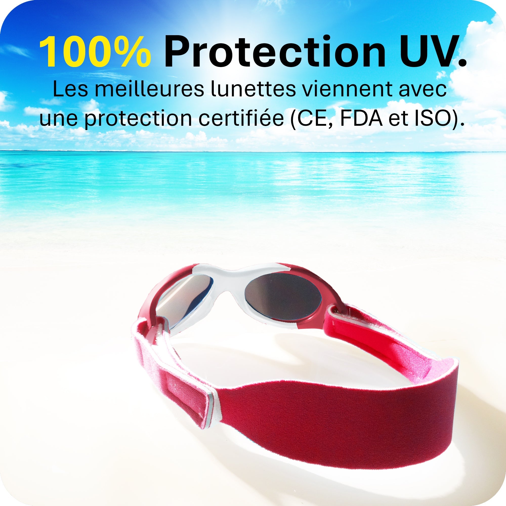 BABY SURFER | 0 - 18 mois - MAUSITO - Kindersonnenbrillen für Jungen und Mädchen