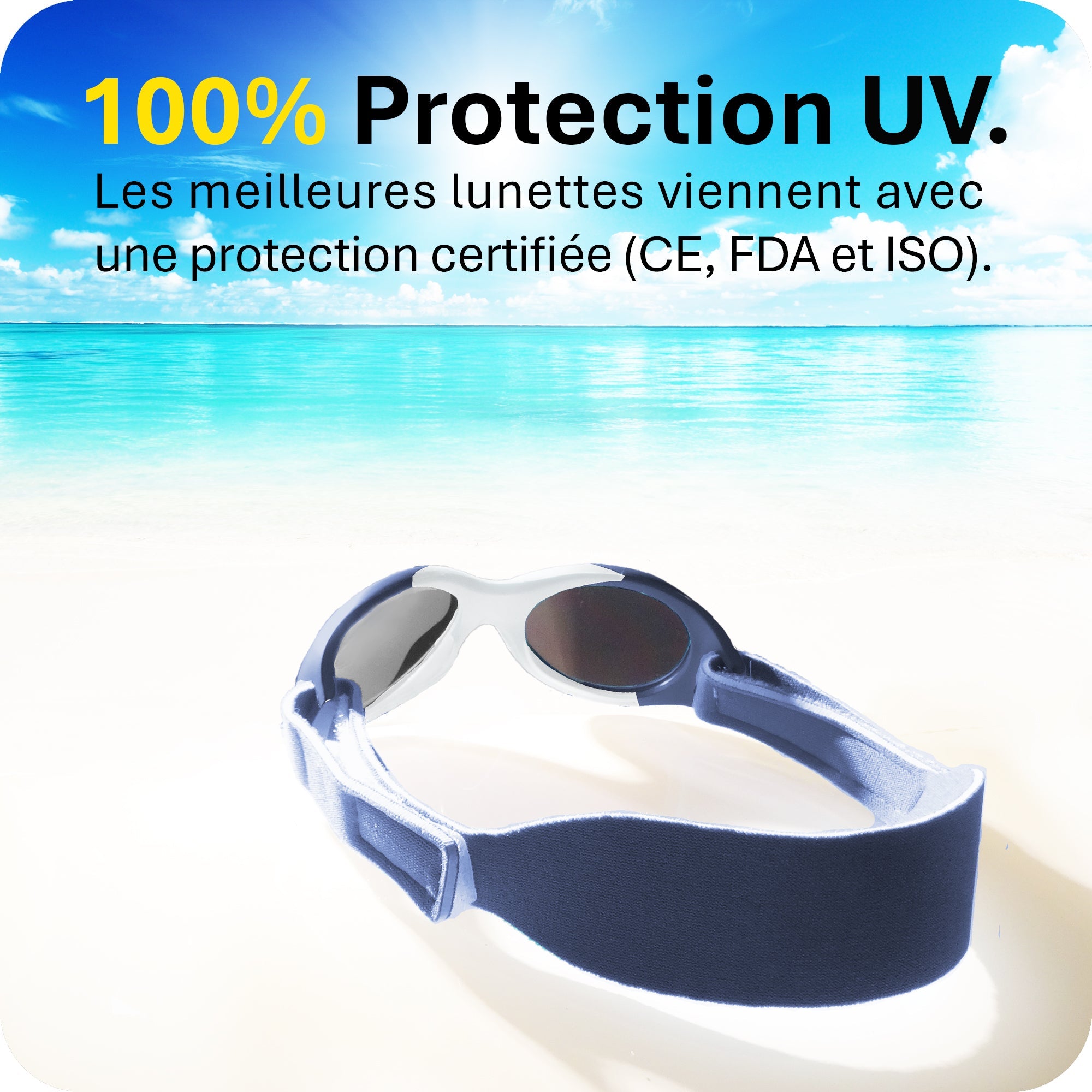 BABY SURFER | 0 - 18 mois - MAUSITO - Kindersonnenbrillen für Jungen und Mädchen