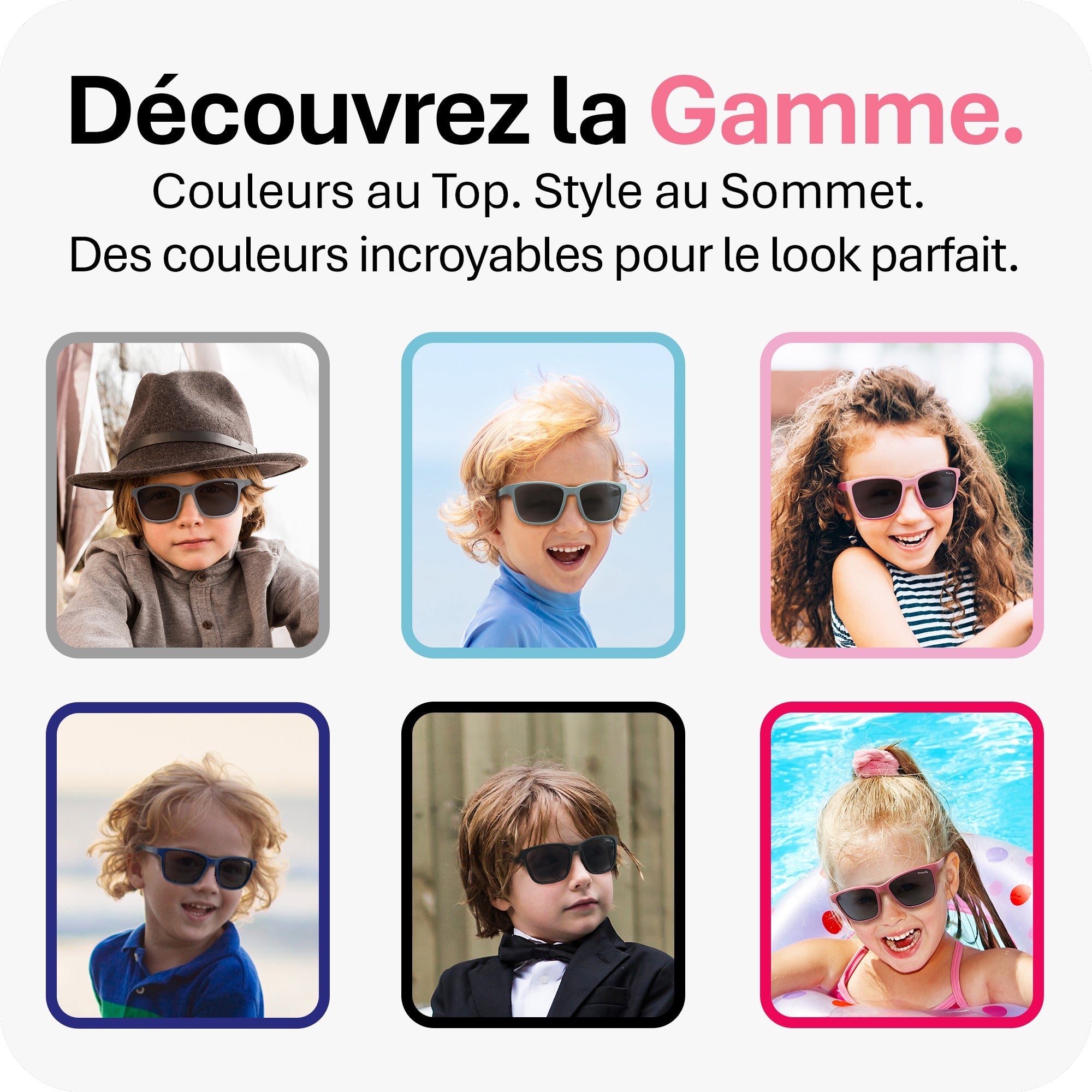 THE BOHO | 3 - 6 ans & 6 - 10 ans - MAUSITO - Kindersonnenbrillen für Jungen und Mädchen