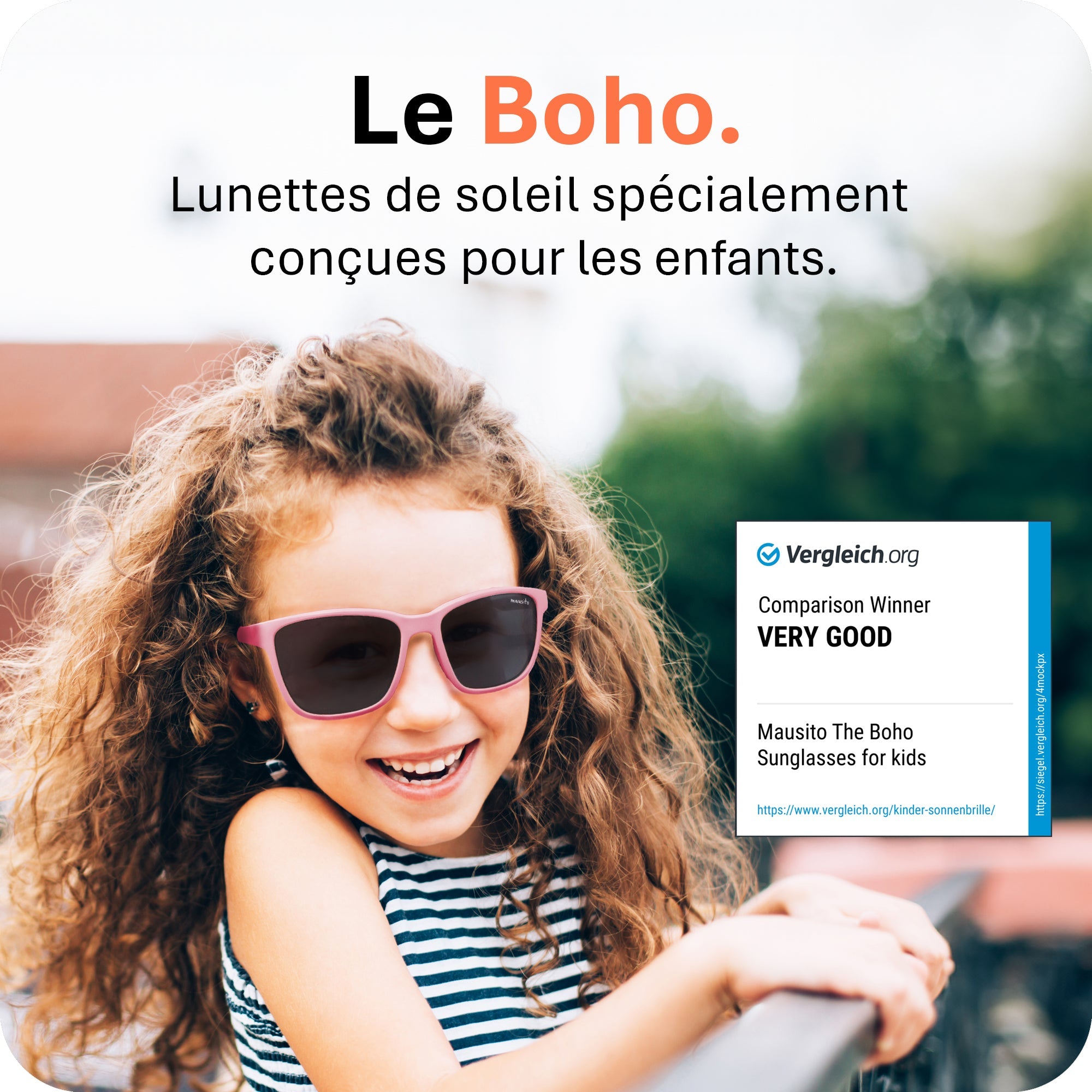 THE BOHO | 3 - 6 ans & 6 - 10 ans - MAUSITO - Kindersonnenbrillen für Jungen und Mädchen