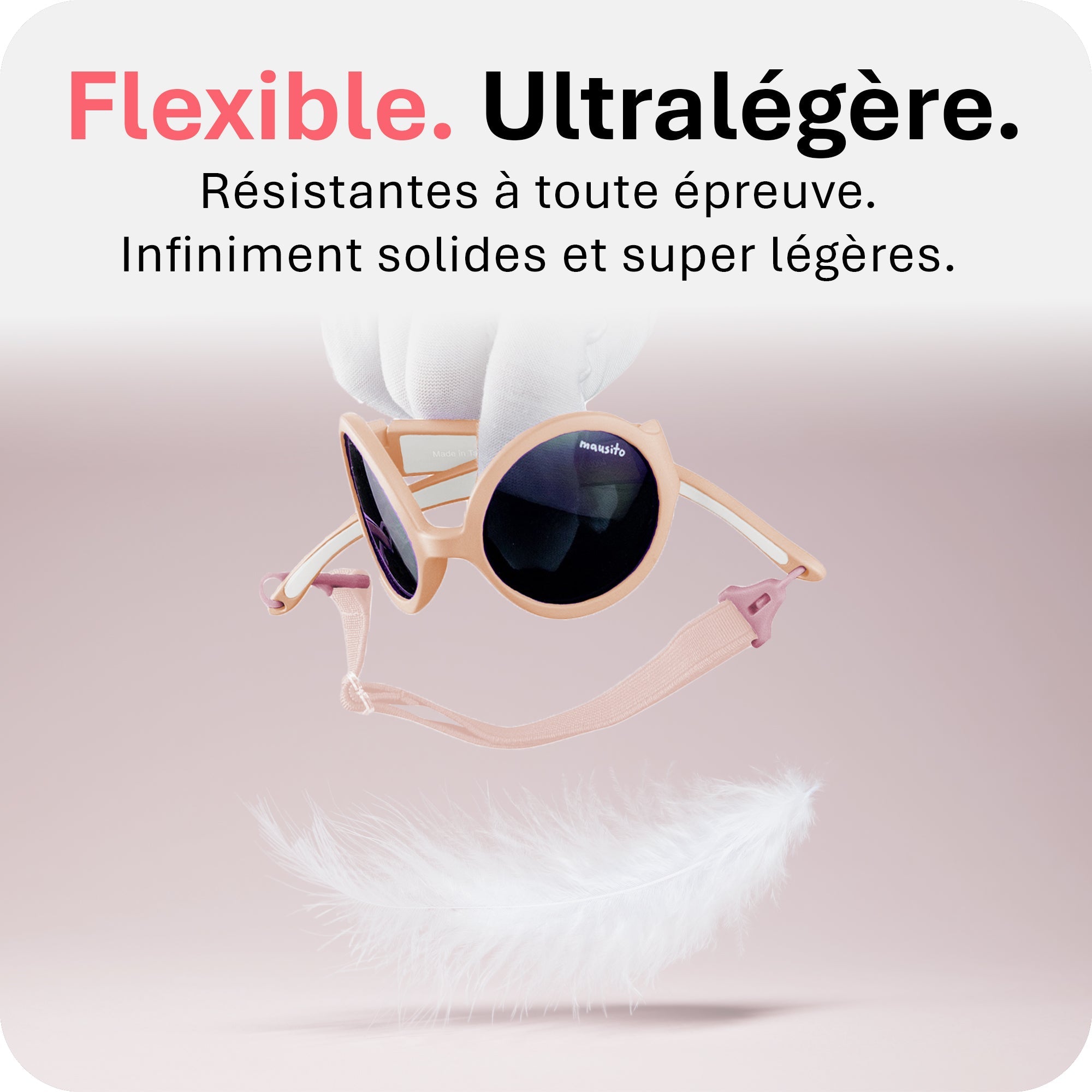 THE HIPPIE | 6 - 24 mois & 2 - 5 ans - MAUSITO - Kindersonnenbrillen für Jungen und Mädchen