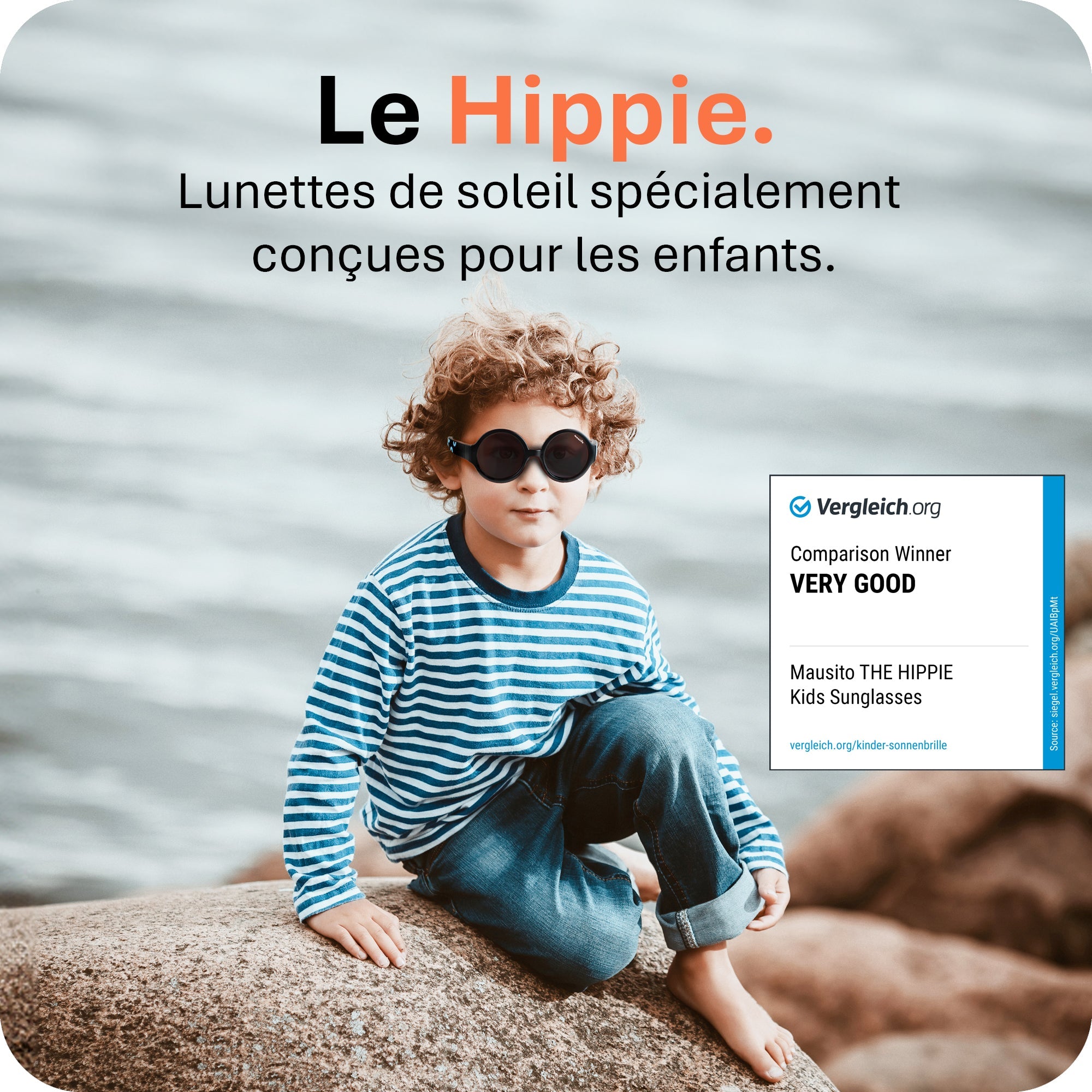 THE HIPPIE | 6 - 24 mois & 2 - 5 ans - MAUSITO - Kindersonnenbrillen für Jungen und Mädchen