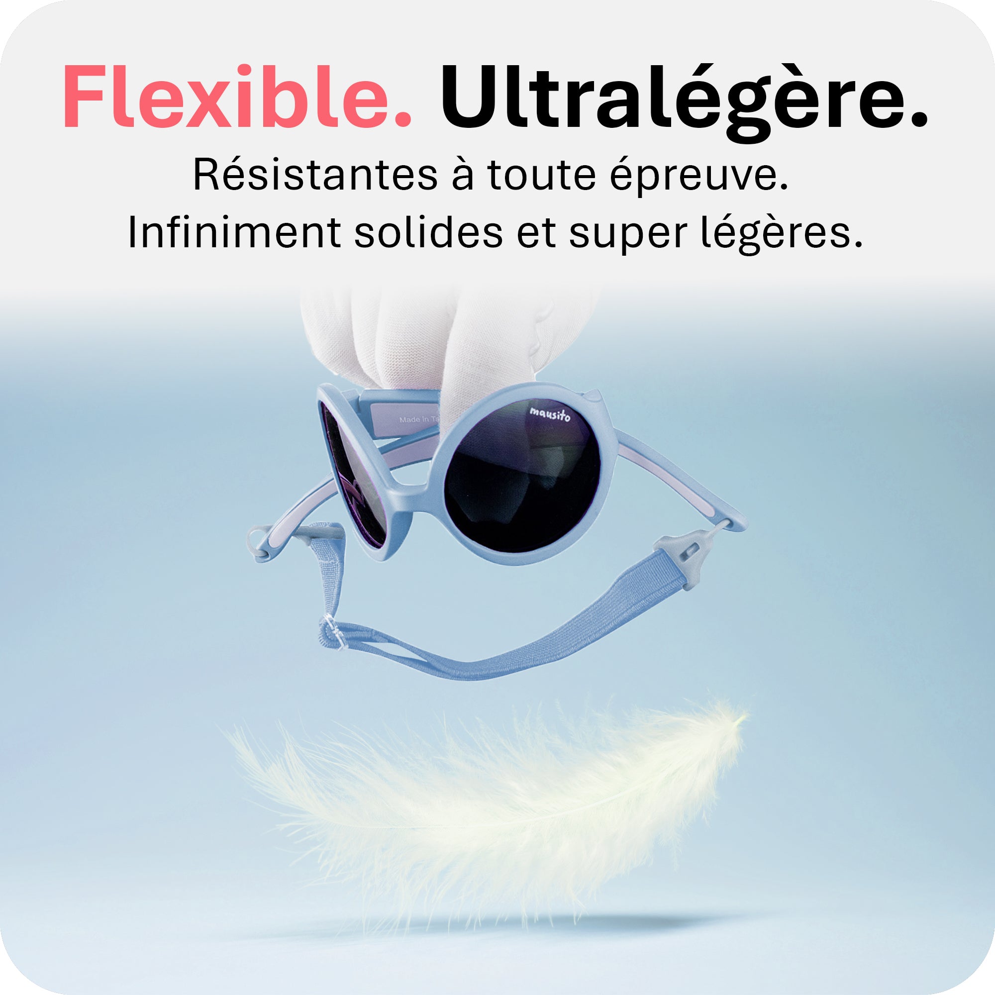 THE HIPPIE | 6 - 24 mois & 2 - 5 ans - MAUSITO - Kindersonnenbrillen für Jungen und Mädchen