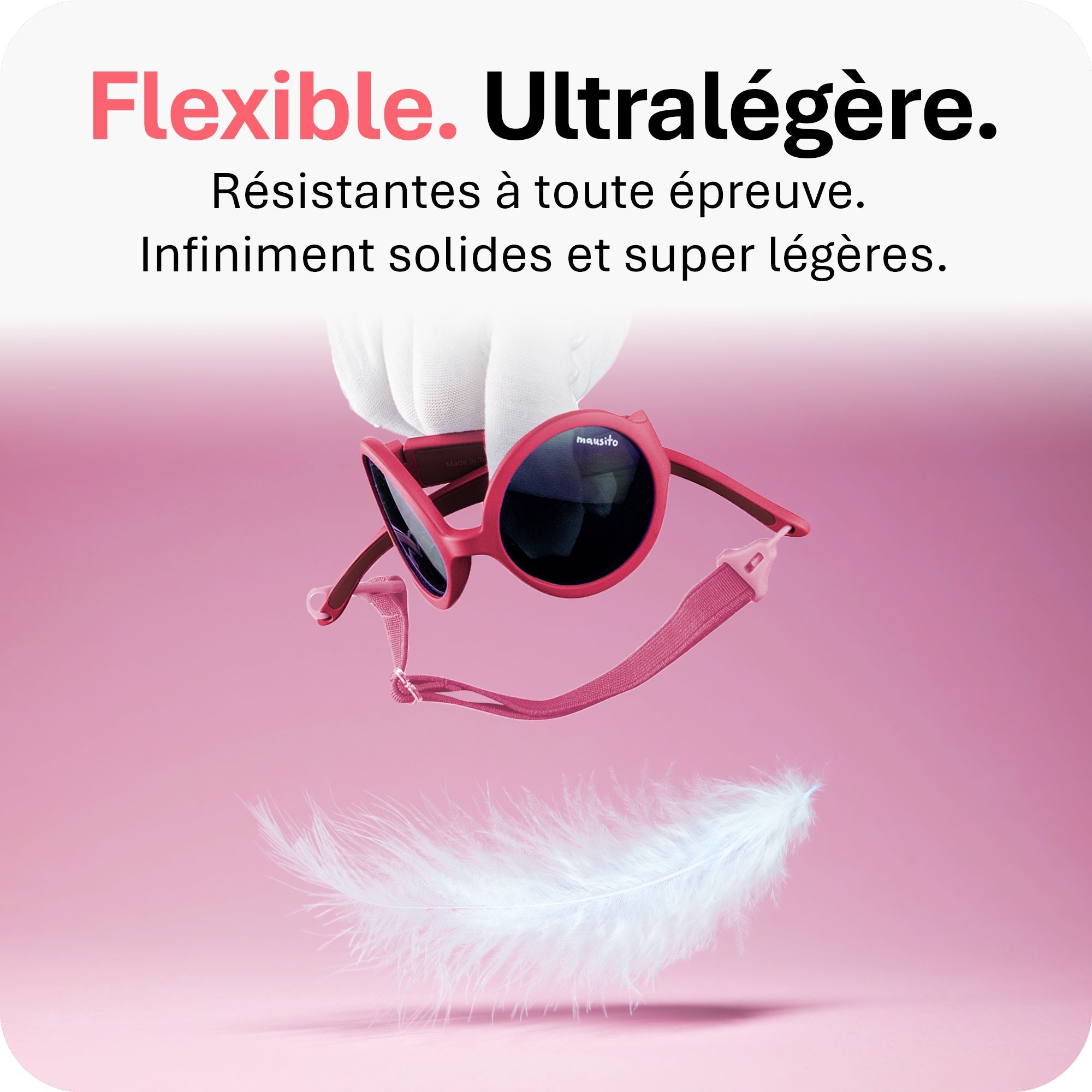 THE HIPPIE | 6 - 24 mois & 2 - 5 ans - MAUSITO - Kindersonnenbrillen für Jungen und Mädchen