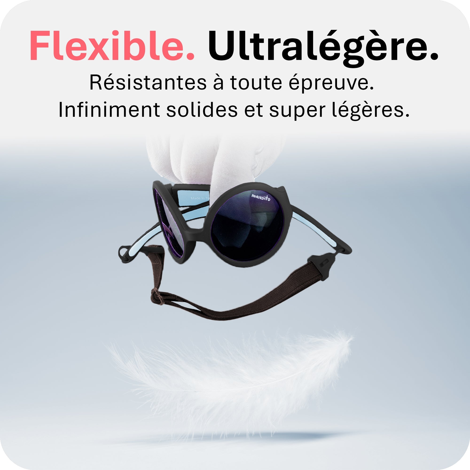 THE HIPPIE | 6 - 24 mois & 2 - 5 ans - MAUSITO - Kindersonnenbrillen für Jungen und Mädchen