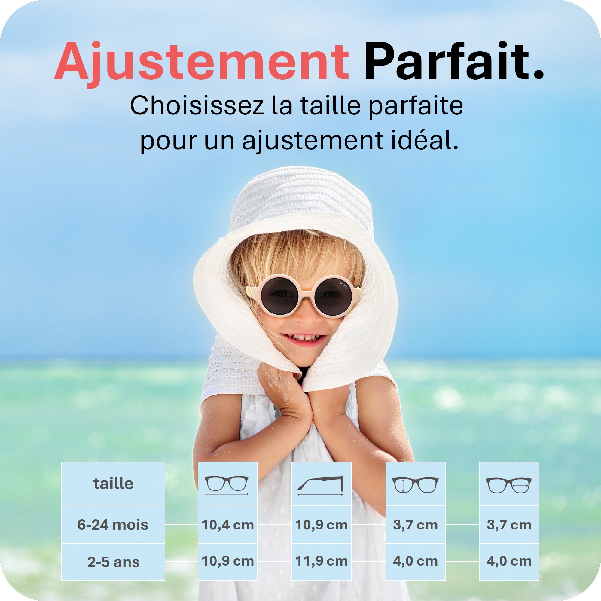 THE HIPPIE | 6 - 24 mois & 2 - 5 ans - MAUSITO - Kindersonnenbrillen für Jungen und Mädchen