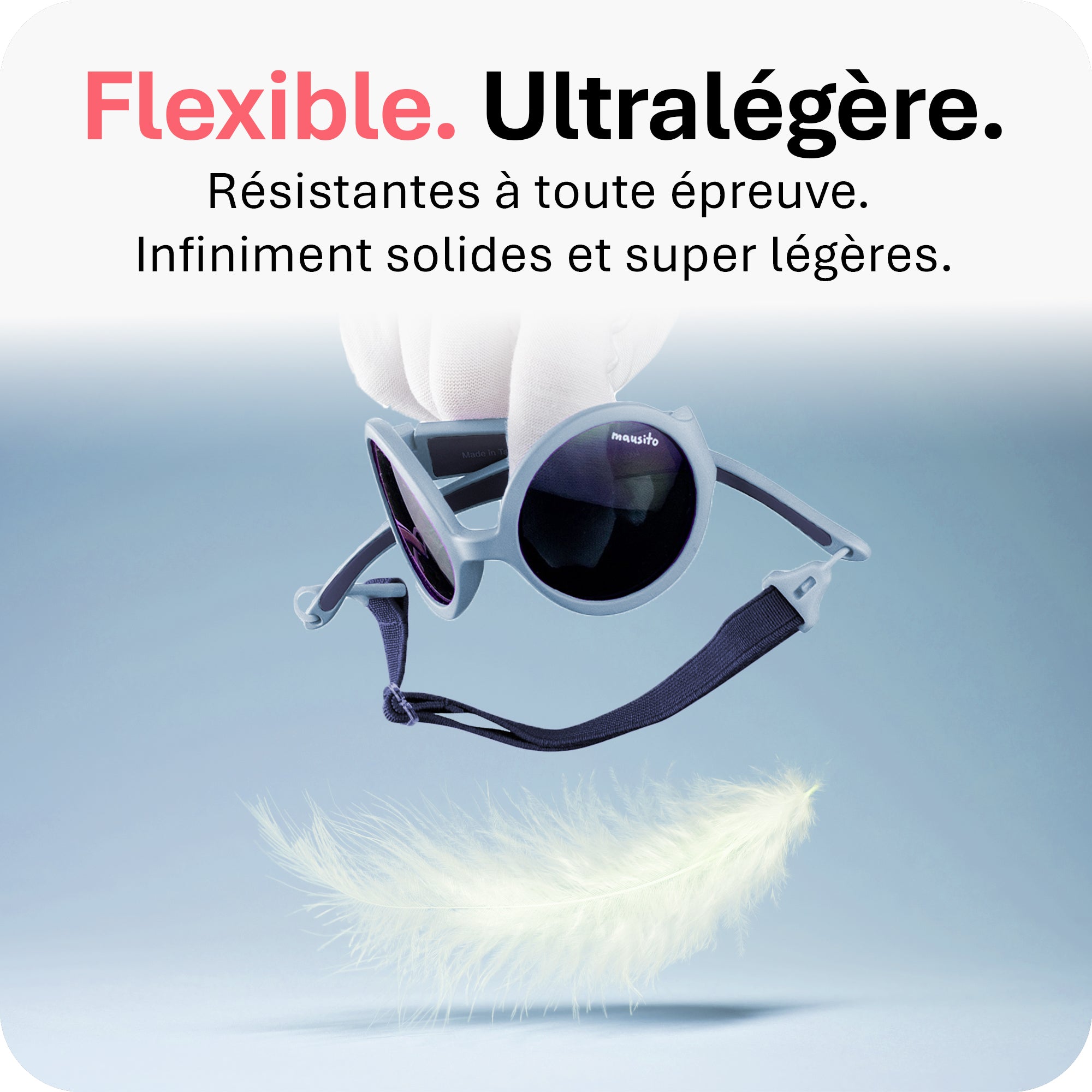 THE HIPPIE | 6 - 24 mois & 2 - 5 ans - MAUSITO - Kindersonnenbrillen für Jungen und Mädchen