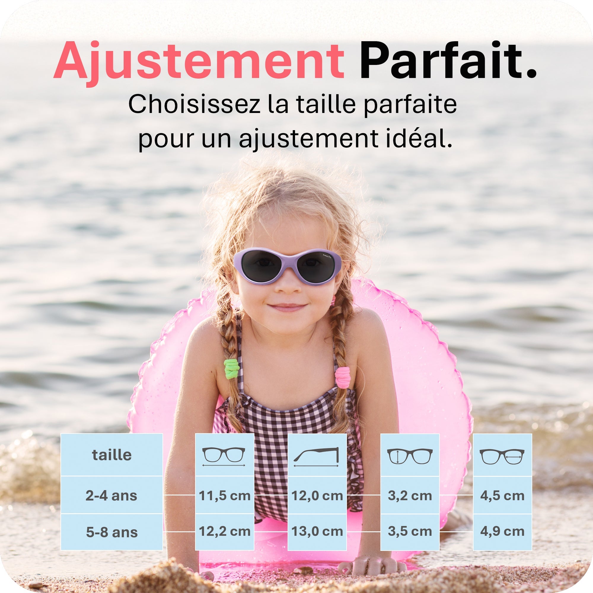 THE SURFER | 2 - 4 ans & 5 - 8 ans - MAUSITO - Kindersonnenbrillen für Jungen und Mädchen