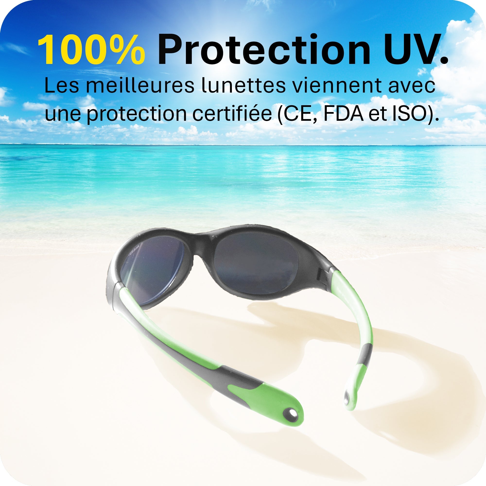 THE SURFER | 2 - 4 ans & 5 - 8 ans - MAUSITO - Kindersonnenbrillen für Jungen und Mädchen