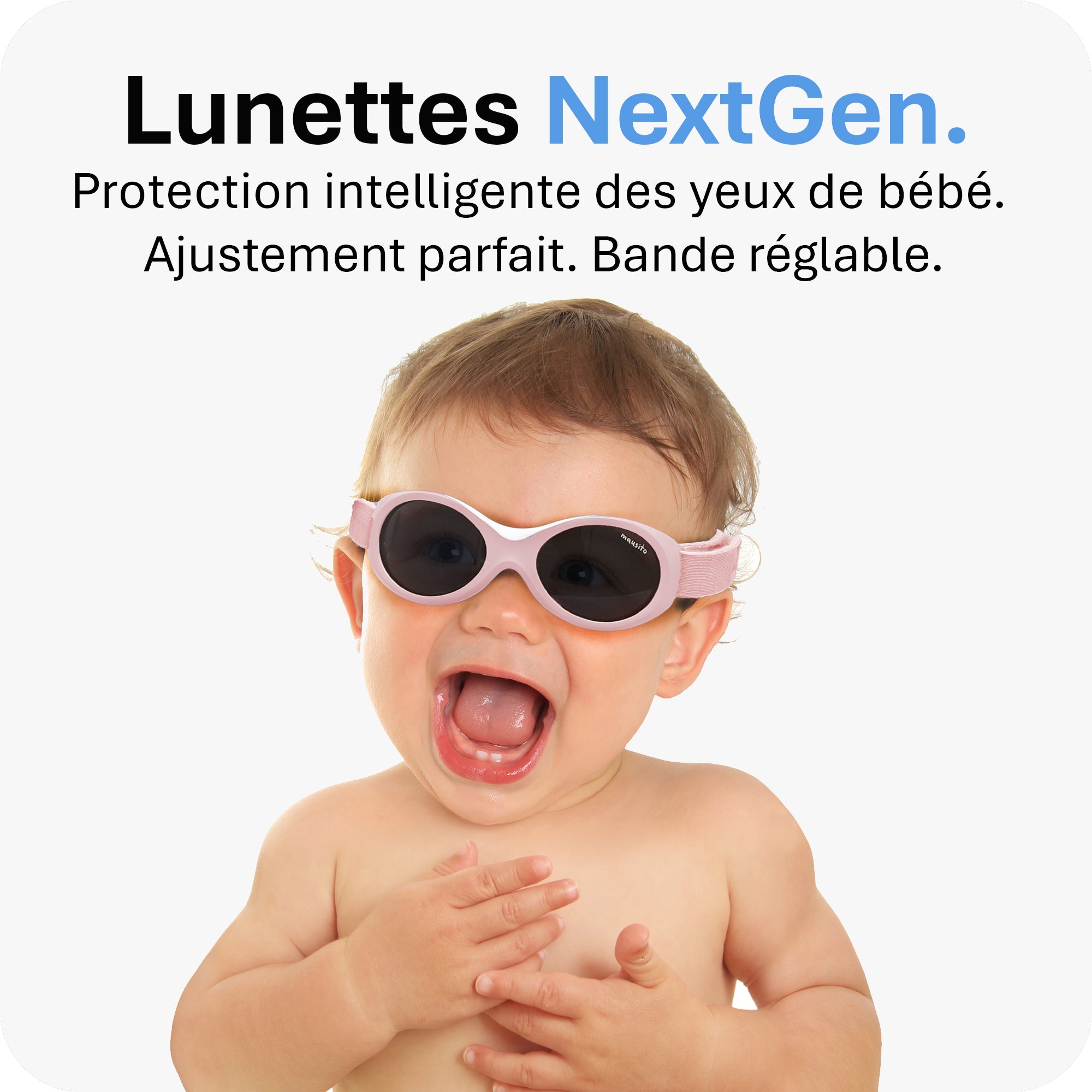 BABY SURFER | 0 - 18 mois - MAUSITO - Kindersonnenbrillen für Jungen und Mädchen