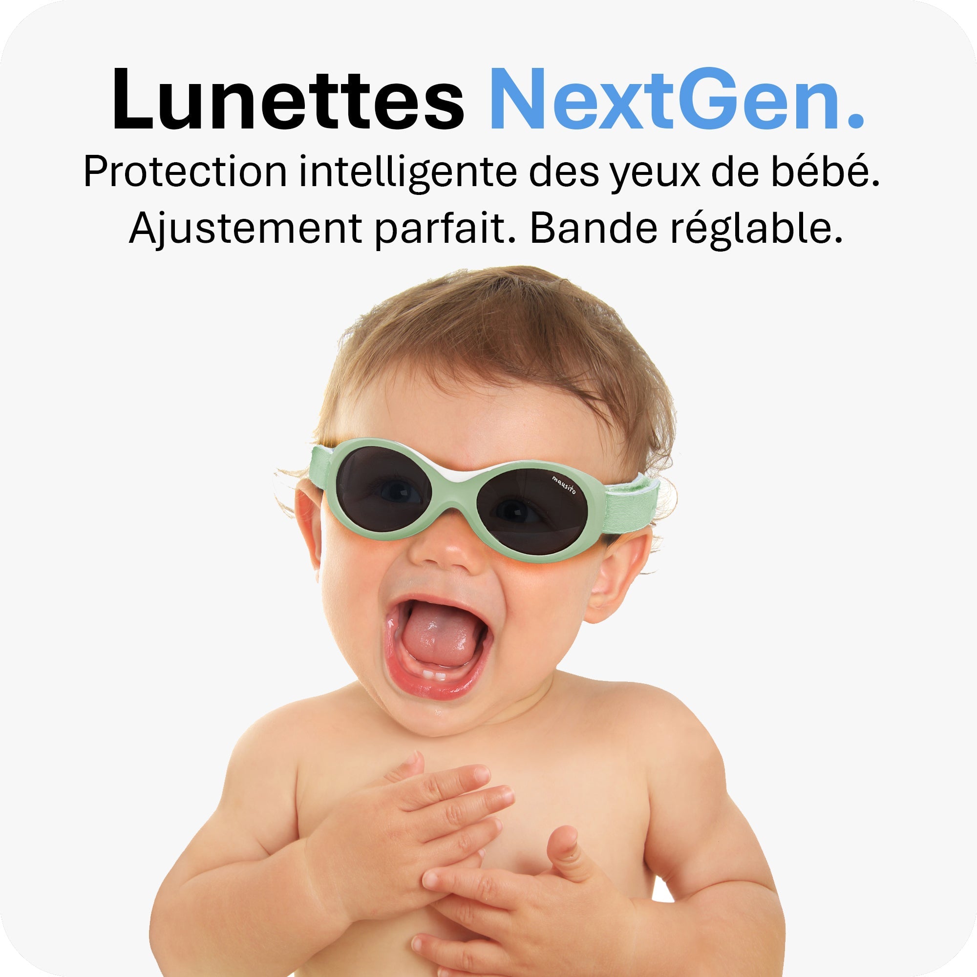 BABY SURFER | 0 - 18 mois - MAUSITO - Kindersonnenbrillen für Jungen und Mädchen