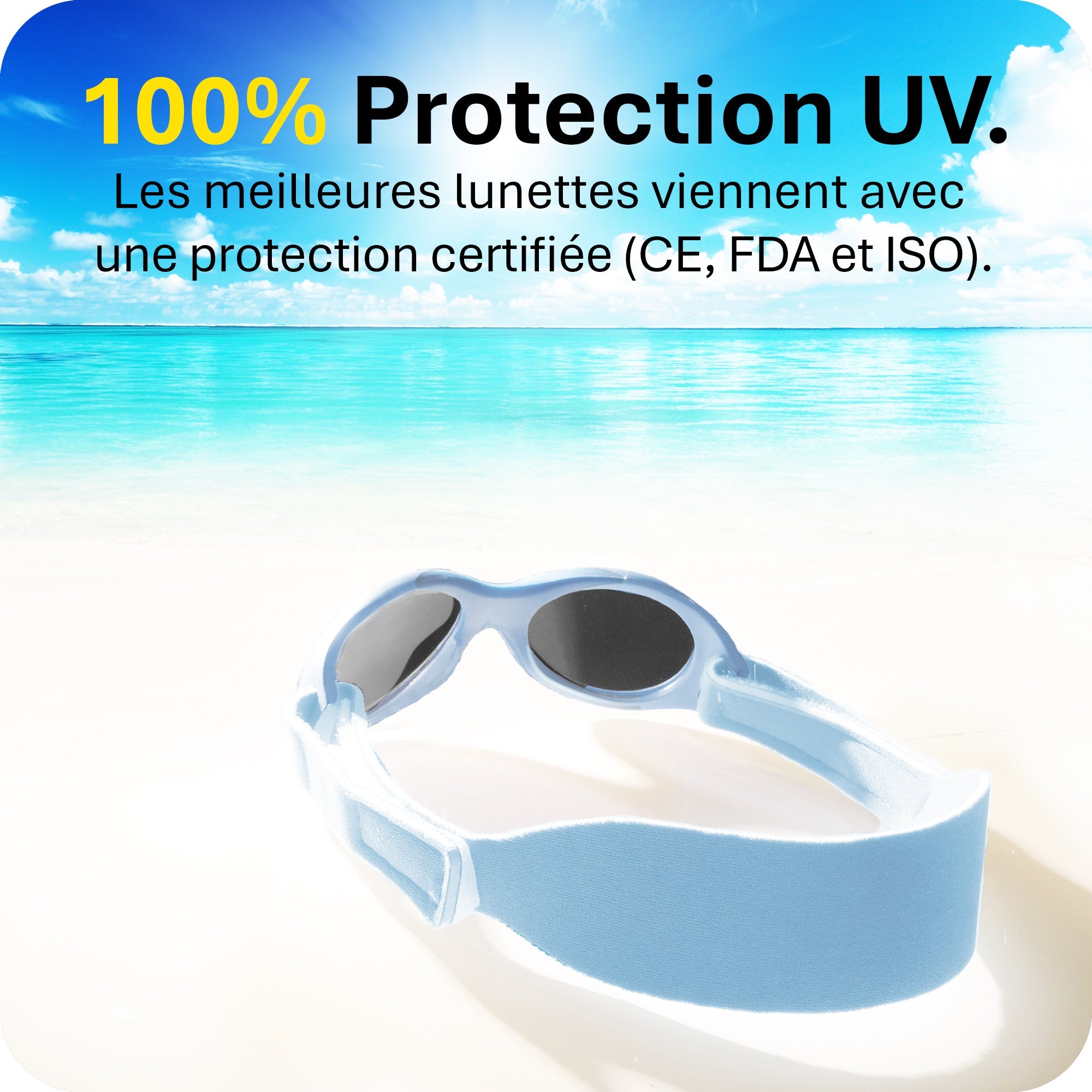 BABY SURFER | 0 - 18 mois - MAUSITO - Kindersonnenbrillen für Jungen und Mädchen