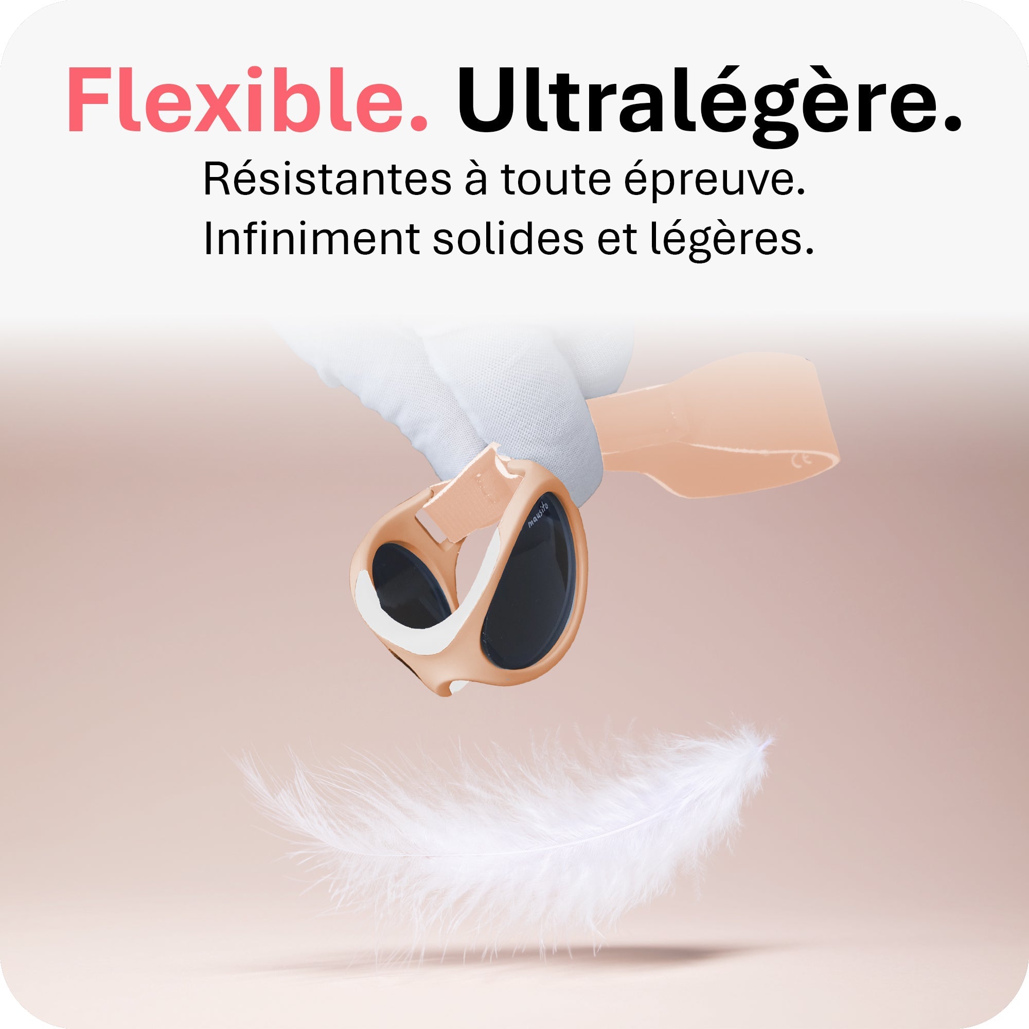 BABY SURFER | 0 - 18 mois - MAUSITO - Kindersonnenbrillen für Jungen und Mädchen