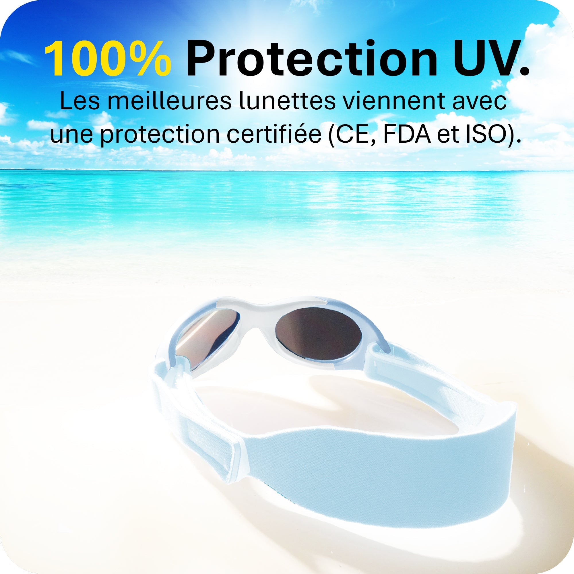 BABY SURFER | 0 - 18 mois - MAUSITO - Kindersonnenbrillen für Jungen und Mädchen