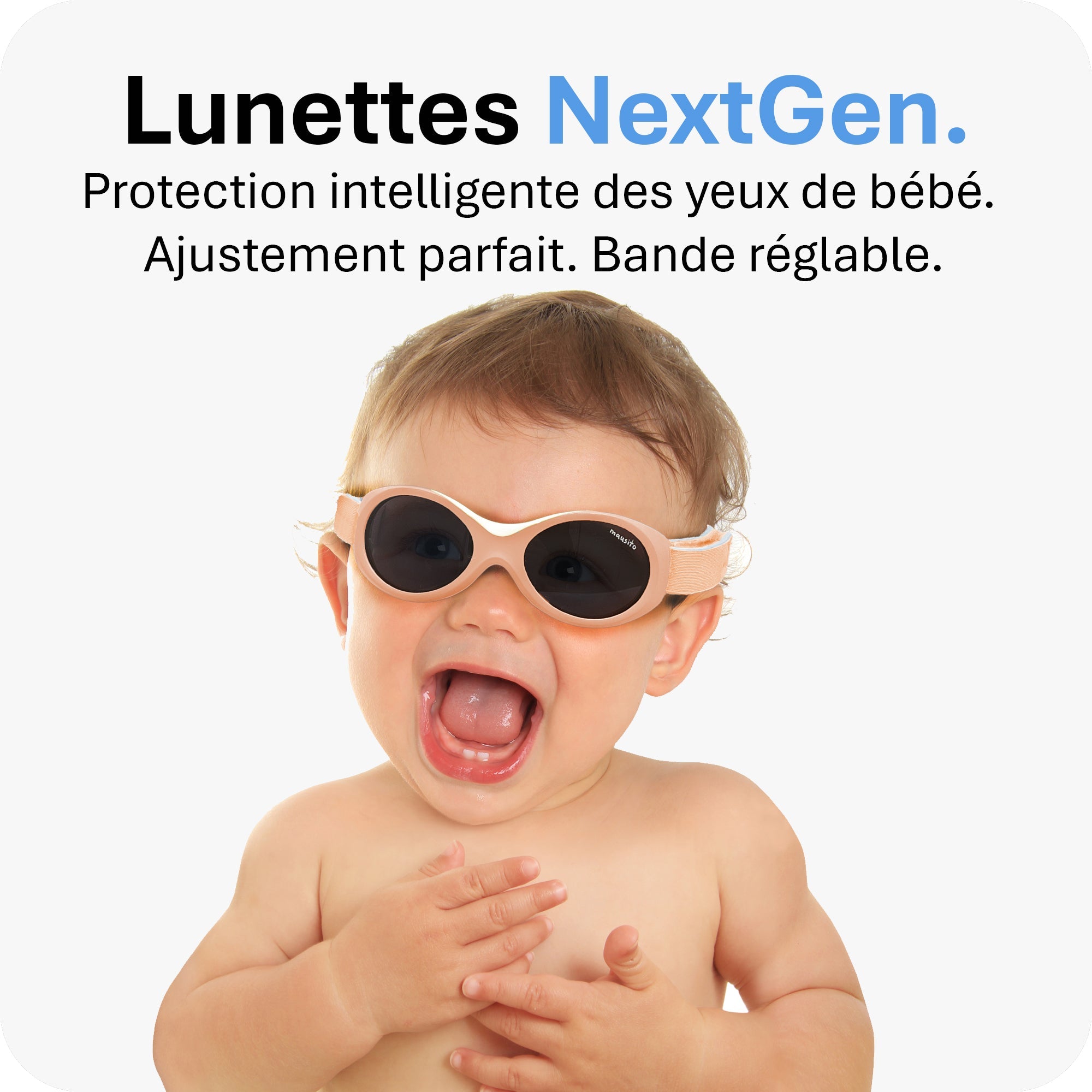 BABY SURFER | 0 - 18 mois - MAUSITO - Kindersonnenbrillen für Jungen und Mädchen